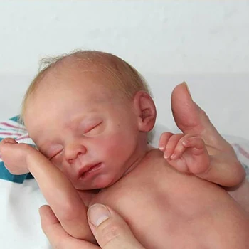 Reborn Kit 15 Inci Berkat Tidur Bayi Premie Ukuran DIY Kit Kosong Dicat Belum Selesai Boneka Bagian Kit Drop Pengiriman