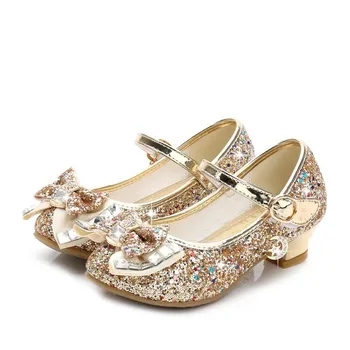 Sandal Kristal Musim Panas Anak Perempuan Sandal Hak Tinggi Jelly Putri Sepatu Dansa Pesta Putri Sepatu Pertunjukan
