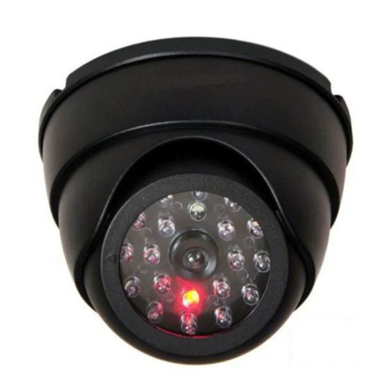 Smart Indoor Outdoor Dummy Kamera Pengintai Palsu Kamera Keamanan CCTV Home Dome Tahan Air dengan Lampu LED Merah Berkedip - 4