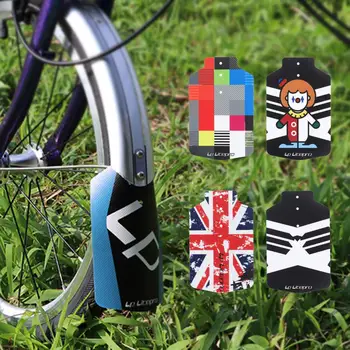 Spatbor Sepeda Gunung Belakang Depan Spatbor Sepeda Universal Spatbor Sepeda Depan Lipat PVC untuk Sepeda Lipat Brompton