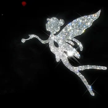 Stiker Berlian Penuh Kristal Stiker Mobil Berlian Imitasi 3D dengan Perekat Belakang