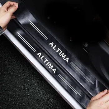 Stiker Pelindung Ambang Pintu Mobil untuk Logo Nissan Altima 2015 2016 2017 2018 2019 2020 2021 Stiker Pelindung Bumper Bagasi