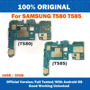 Untuk Samsung Galaxy Tab SM-T580 SM-T585 T580 T585 16 GB Papan Utama Mainboard Papan Logika Sirkuit Biaya Kartu Kabel Fleksibel