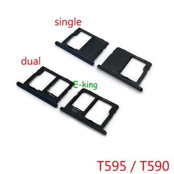 Untuk Samsung Galaxy Tab T280 T285 A2 T595 T590 SM-T595C SM-T590C Tempat Baki Slot Kartu Sim Soket Pembaca Kartu Sim