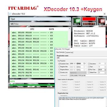 XDecoder 10.3 DTC Remover DTC MATI Hapus Perangkat Lunak Lisensi 2022 Dpf Egr Flaps Diaktifkan Penuh Adblue Mati DTCRemover Free keygen