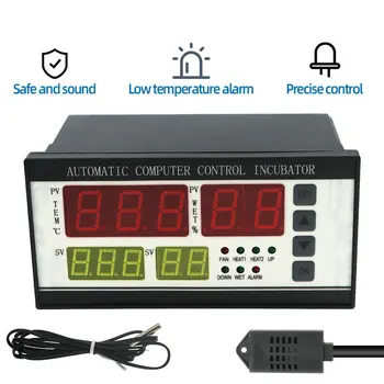 XM-18 Digital Egg Incubator Controller Multifungsi Thermostat Hygrostat Kontrol dengan Suhu Kelembaban Sensor Probe