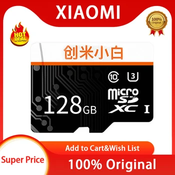 Xiaomi Ultra microSDXC UHS-I Kartu Memori C10 U1 Full HD A1 64G 128G Maks hingga 100 MB/Dtk Kartu SD Micro TF untuk Ponsel Camare
