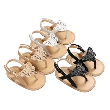 0-18months Sandal Kupu-kupu Bayi Perempuan Sepatu Putri Sol Lembut Musim Panas Sepatu Bayi Perempuan Walker Pertama Sepatu Boks Bayi