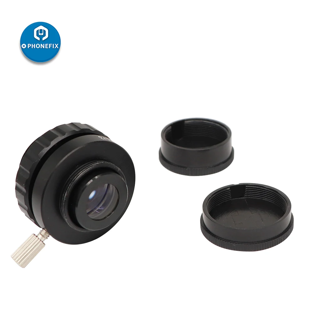 0,3 X 0,5 X 0,35 x adaptor Lensa Dudukan-c TV1 / 2 1/3 Adaptor CTV untuk Lensa Fokus Trinokuler Mikroskop Digital Stereo Kamera VGA HDMI - 4