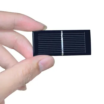 1/5/10pcs 0.125 W Mini DIY Panel Tenaga Surya/Solar Panel 0.5 V / 250mA Modul Pengisi Daya Baterai Sel Surya Silikon Monokristalin Grosir