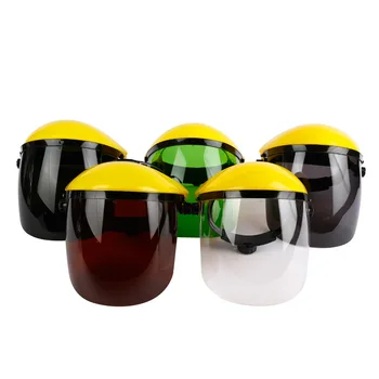 1 buah Masker Helm Las, Pelindung Wajah Pengaman Masker Solder Terpasang Di Kepala, Helm Pelindung Wajah Lensa Anti Sinar UV