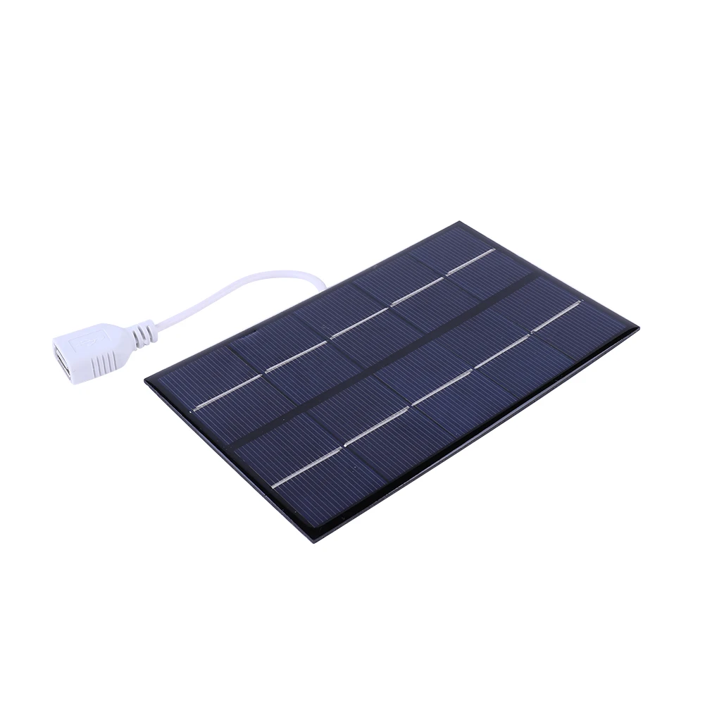 1 PC USB Panel Tenaga Surya / Solar Panel 5 W 5 V DIY Solar Charger 88X142 Mm untuk 3-5 V Baterai - 2