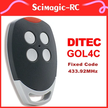 100% Kompatibel DITEC GOL4C Remote Control Universal Kualitas Tinggi 433.92 MHz Kode Tetap Pembuka Pintu Garasi Pemancar Genggam