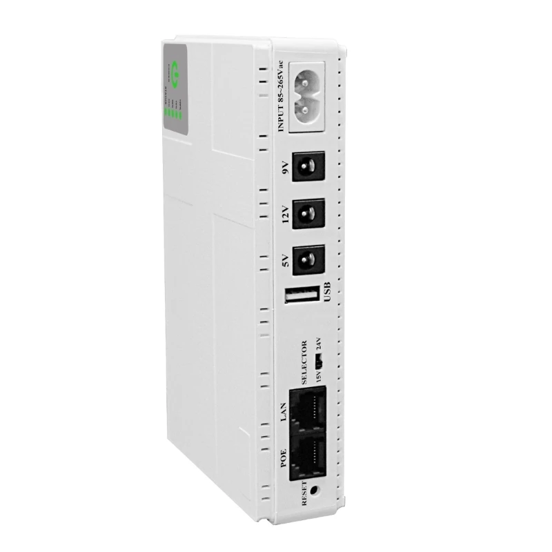 10400 mAh Uninterruptible Power Supply USB 5 V 9 V 12 V 1A Mini UPS Baterai Cadangan untuk Rumah WiFi Router Modem Pemadaman Darurat Menggunakan - 3