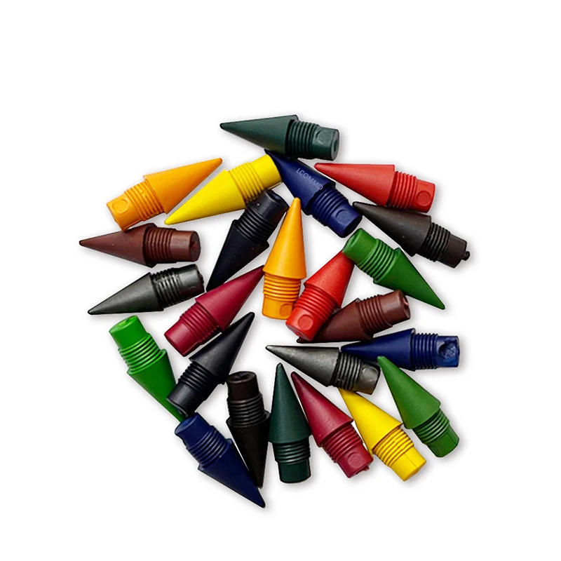 12 Buah Pensil Permanen Warna Pensil Tanpa Tinta Pensil Tak Terbatas Pensil Tak Terbatas untuk Menulis Menggambar Kantor Sekolah - 4