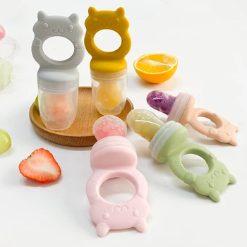 1pcs Silikon Bayi Makanan Segar Feeder BPA Gratis Nutrisi Feeder untuk Makanan Bayi Feeder Buah Dot Bayi Penenang Theeing Mainan