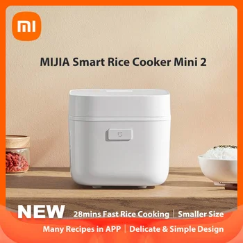 2022 Xiaomi Mijia Smart Rice Cooker Mini 2 Peralatan Panci Masak Elektrik Multicooker 1.5 L untuk Perangkat Dapur Peralatan Rumah Tangga