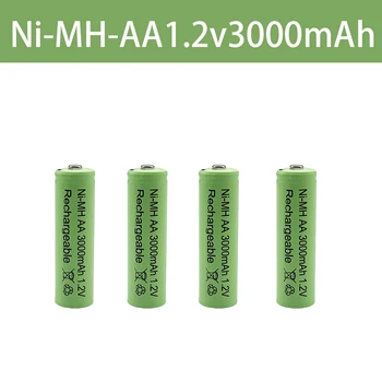 2023 lote 1,2V 3000 mAh NI MH AA Pre-cargado bateras recargables NI-MH recargable AA batera para juguetes micrfono de la cmara