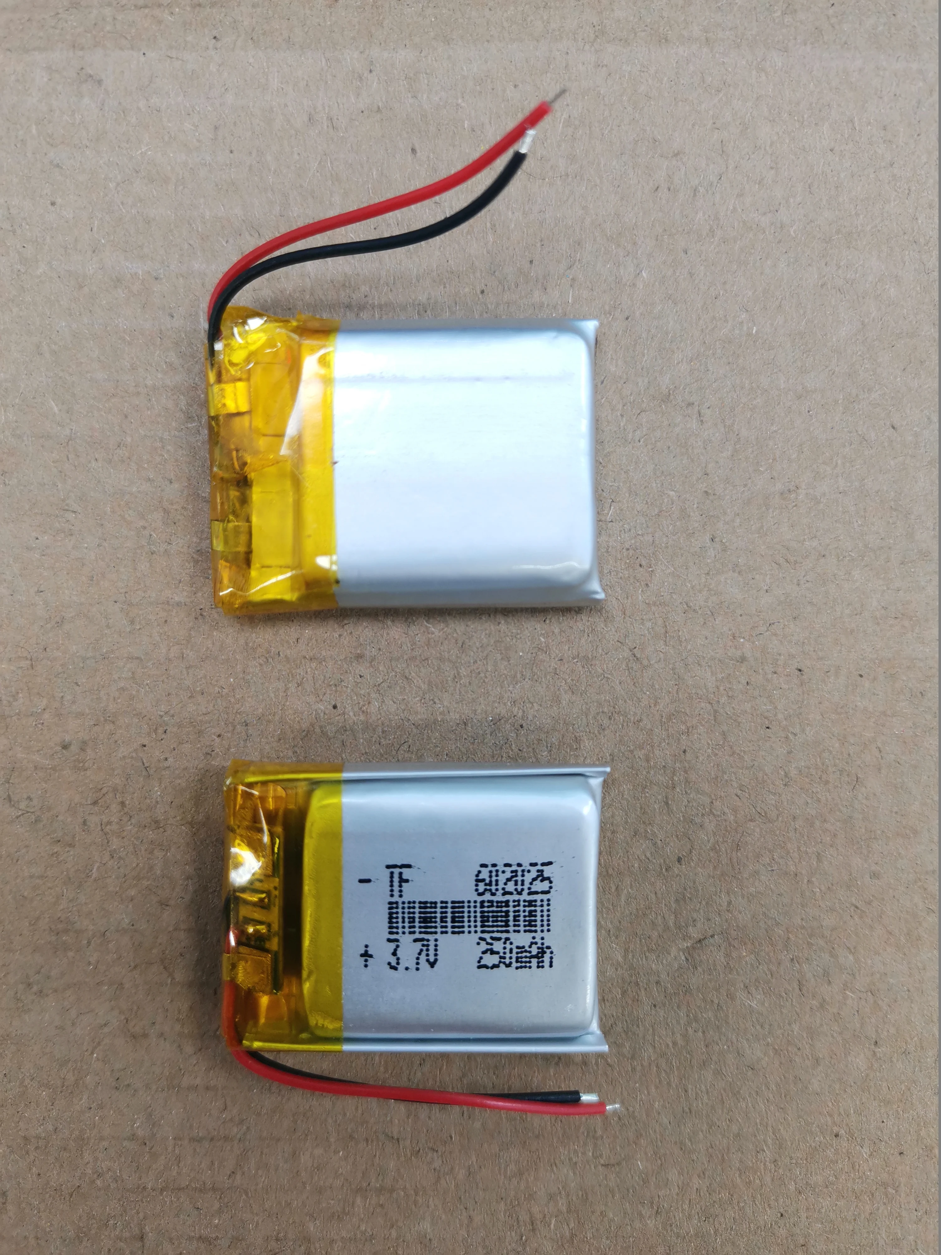 3.7 V 2 Kabel 602025 062025P Baterai lithium 250mah dengan Papan Pelindung, digunakan untuk bluetooth MP4 1 buah / banyak - 0