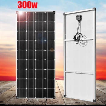 300w 150w Panel Tenaga surya / solar Panel 12v 24v Kit Sel monokristalin untuk Balkon Rumah RV perjalanan laut 1000w 220v Energi tenaga luar ruangan