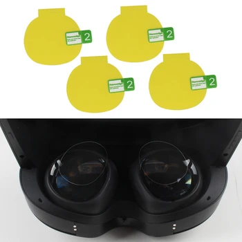 4 buah Pelindung Lensa Kacamata VR Pelindung Lensa VR TPU Anti Sidik Jari Aksesori Film HD Suku Cadang Pengganti untuk Meta Quest Pro