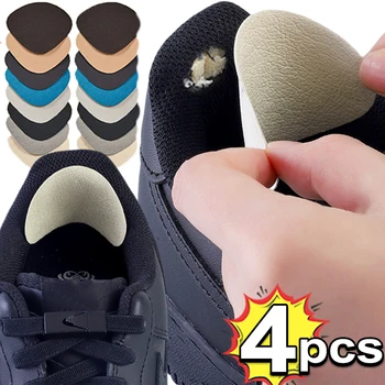 4 buah / set Alat Tambalan Sepatu Olahraga untuk Perbaikan Sol Sepatu Kets Pelindung Tumit Bersirkulasi Kaki Perawatan Sepatu Berjajar Produk Anti Aus