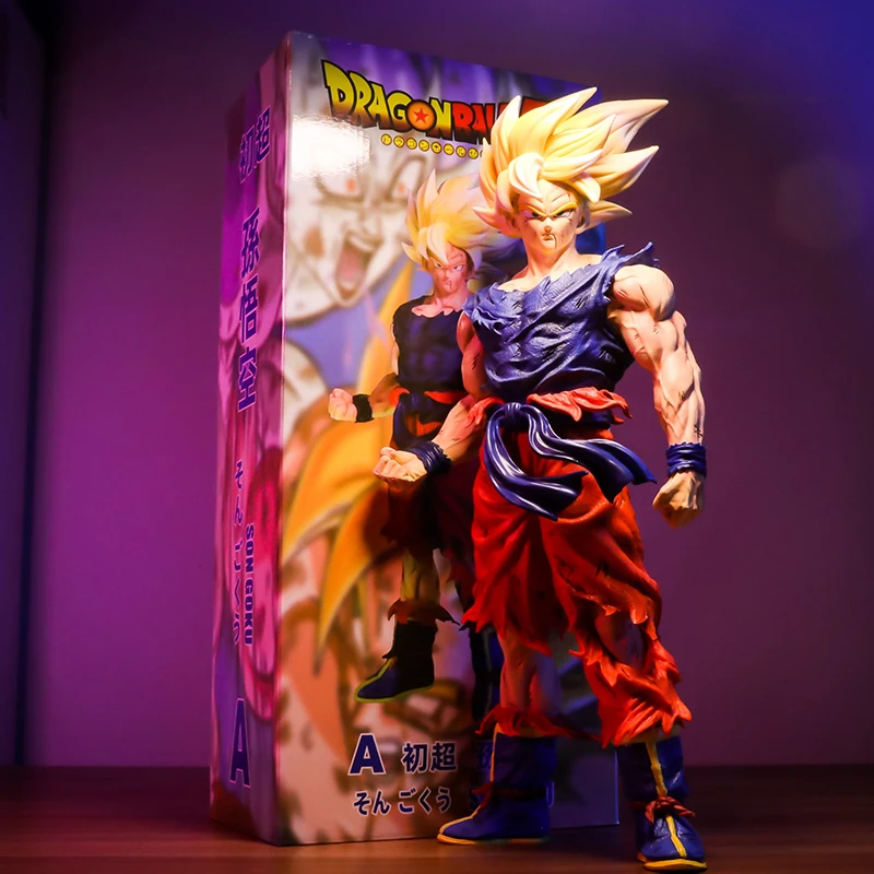 43cm Sosok Dragon Ball Z Son Goku Figur Aksi GK Super Saiyan Vegeta Figur Anime Koleksi Model Patung PVC Hadiah Mainan - 1