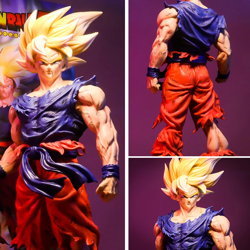 43cm Sosok Dragon Ball Z Son Goku Figur Aksi GK Super Saiyan Vegeta Figur Anime Koleksi Model Patung PVC Hadiah Mainan - 4