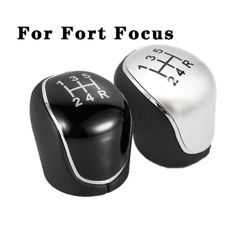 5/6 Kenop Pemindah Gigi Kecepatan Tuas Pemindah Manual Otomatis Mobil Bola Tangan Kepala Tongkat untuk Ford Focus Mondeo Fort Focus
