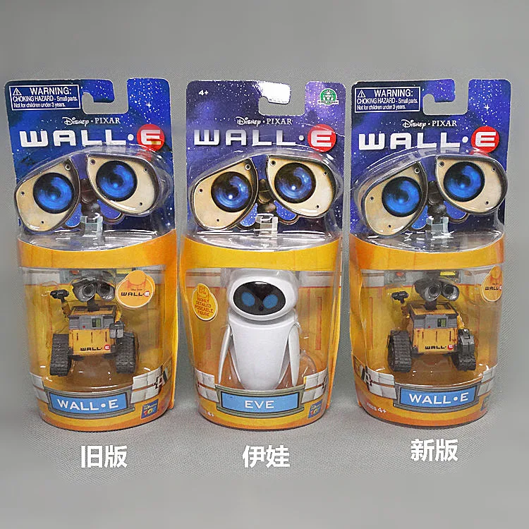 5-6 cm Disney Wall-E Robot Wall E dan Eve PVC Aksi Figur Mainan Koleksi Model Boneka - 1