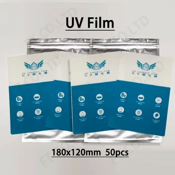 50 Buah Layar Film Hidrogel Kaca Serat UV TPU Lembaran Privasi Fleksibel Matte Lembut untuk Plottter Mesin Pemotong