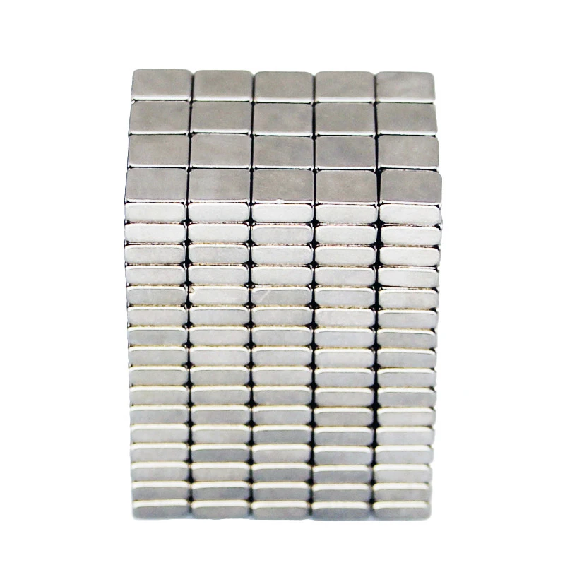 50 buah 5x5x2 mm N35 Magnet Tanah Jarang NdFeB Persegi Kuat 5*5*2 Magnet Neodymium mm 5mm x 5mm x 2mm - 2