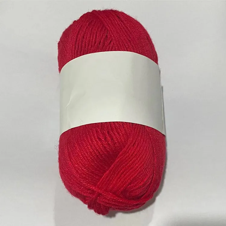 50g / Set 4ply Susu Kapas Rajut Benang Wol Menjahit Dicelup Lanas untuk Crochet Kerajinan Sweater Topi Boneka Tangan Merajut DIY Sweater - 5