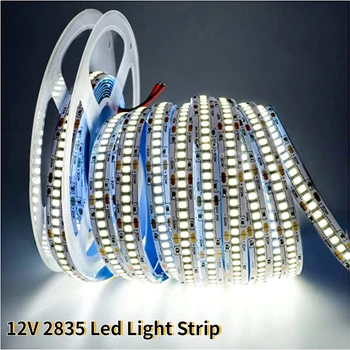 5M Strip LED 12V Lampu Strip LED Terang Pita Dioda Led 2835SMD untuk Ruangan 60/120/240led Strip Lampu Dapur Dekorasi Rumah