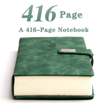 A5 Notebook Ultra-Tebal Tebal Notepad Bisnis Kulit Lembut Buku Catatan Rapat Kantor Buku Sketsa Buku Harian Siswa Lucu