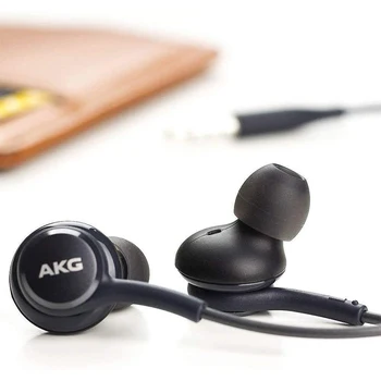 AKG EO-IG955 Earphone Earphone Berkabel Mikrofon In-ear 3.5 Mm untuk Galaxy S8 S9 S10 Plus S10e S6 S7 A30 A40 A50 A70 A80 A41 A72