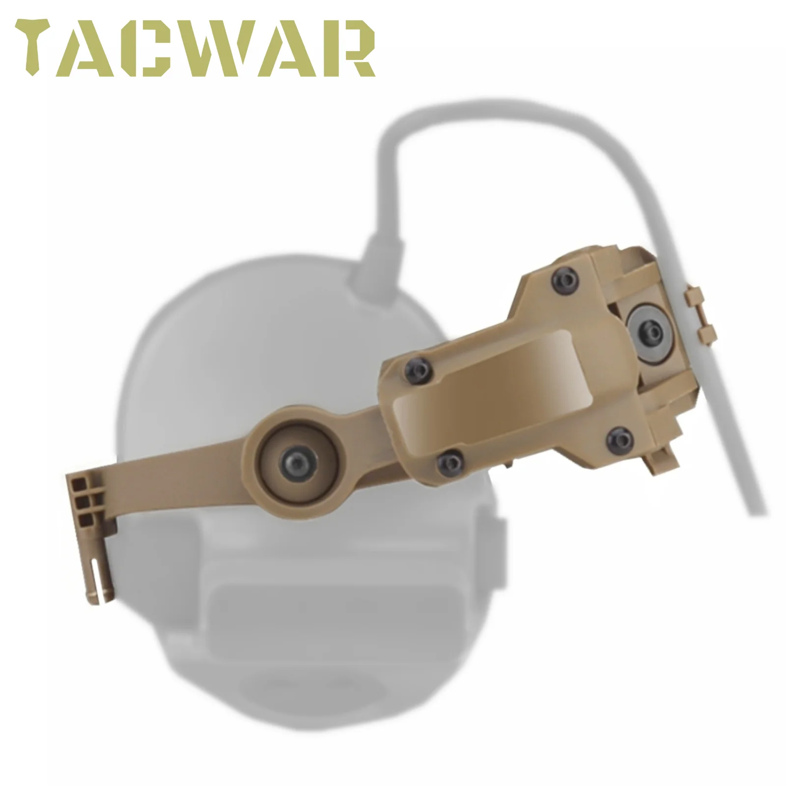 Adaptor Rel Helm Taktis untuk Aksesori Menembak Airsoft PELTOR ComTac Dudukan Headset Cocok untuk Tim ARC Inti Ops Rel Wendy MLOK - 0