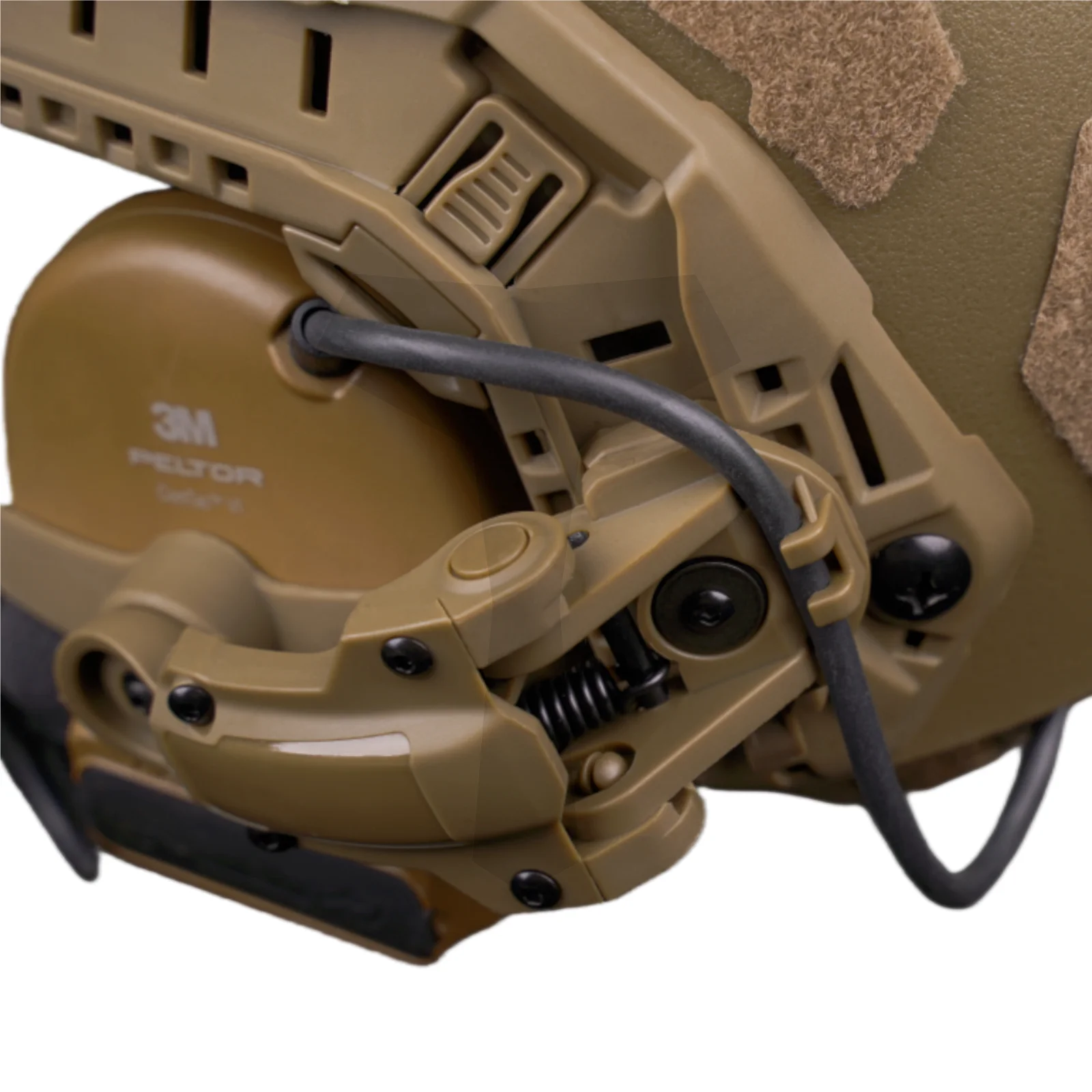 Adaptor Rel Helm Taktis untuk Aksesori Menembak Airsoft PELTOR ComTac Dudukan Headset Cocok untuk Tim ARC Inti Ops Rel Wendy MLOK - 1