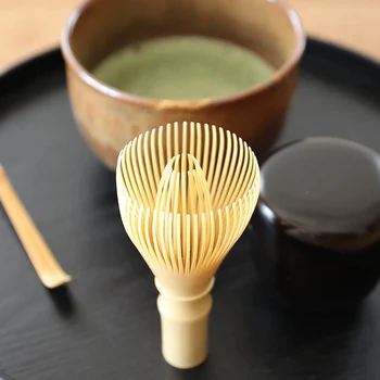 Alat Kuas Chasen Jepang Resin Matcha untuk Bubuk Teh Hijau Matcha Pengocok Bubuk Dapat Digunakan Kembali dengan Tempat Pengocok Upacara Minum Teh