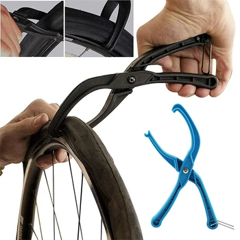 Alat Manik-manik Tuas Ban Tangan Sepeda untuk Pemasangan Ban Sepeda yang Sulit Dijepit Tang Ban Pelek Sepeda ABS untuk Alat Perbaikan Bersepeda