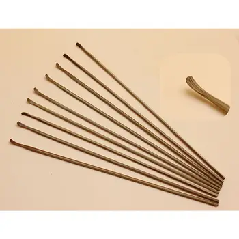Alat Pemetik Telinga Sendok Bambu Batu Bara Kayu Pemoles Gagang Bambu Bulat Pembersih Telinga Hadiah Kreatif C1FF