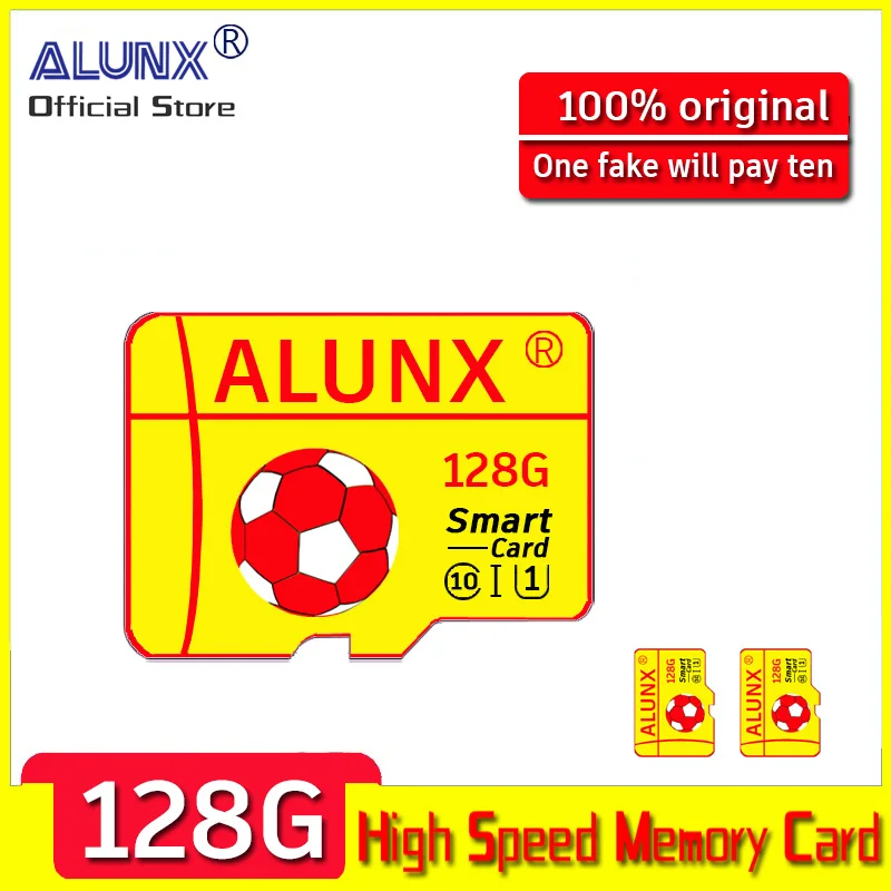 ALUNX 100% Kartu Micro TF SD Asli 128GB 64GB 32GB 16GB 8G Kartu Memori Flash Kelas 10 Mendukung ponsel UAV dll Pembaca kartu - 0