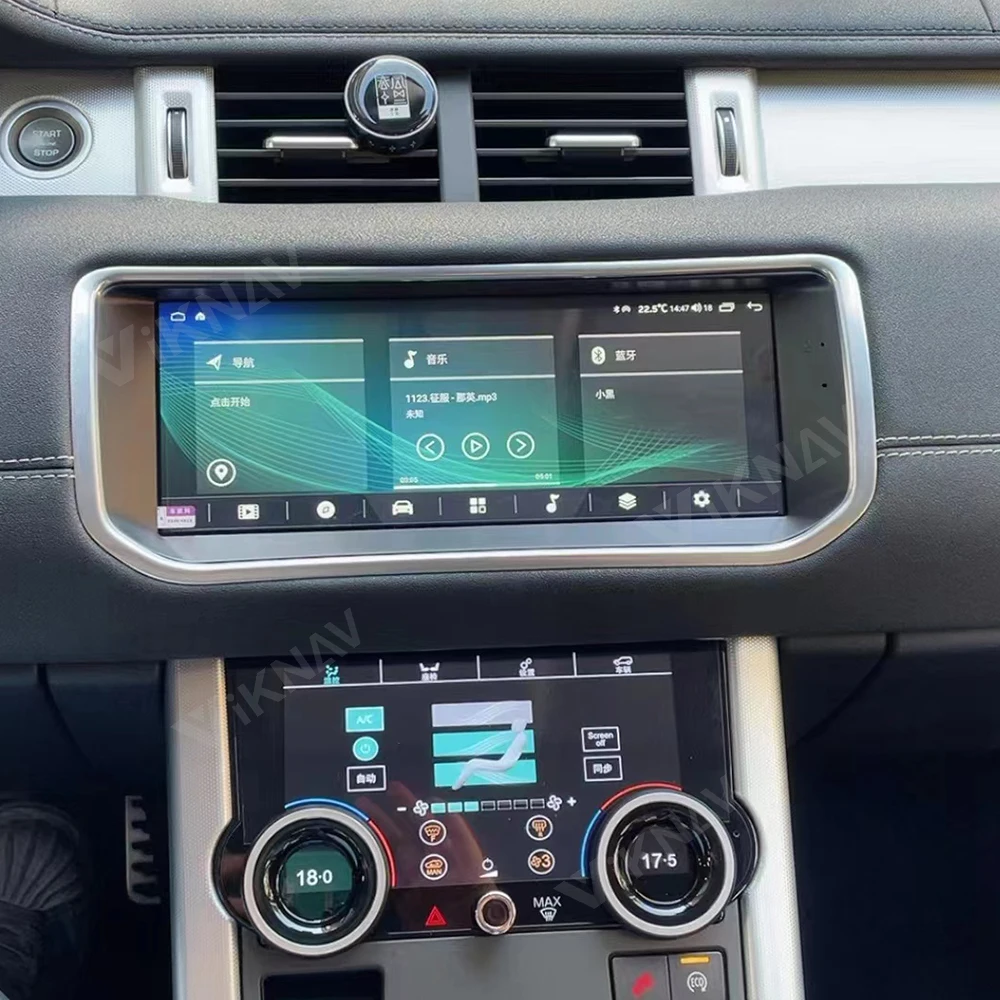Android 12 untuk Range Rover Evoque L538 2012-2018 Radio Mobil Stereo Pengganti GPS Multimedia Plyer dengan Kontrol Iklim Panel AC - 3