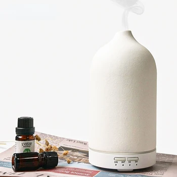 Aroma Diffuser Keramik Otomatis Humidifier Hotel Diffuser Minyak Esensial Waktu Lampu Warna-warni Aroma untuk Rumah