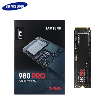 Asli Samsung 980 PRO PCIe 4.0 NVMe M. 2 SSD 500 Gb 1 TB 2 Tb Internal Solid State Drive V-NAND Hard Drive untuk Desktop Laptop