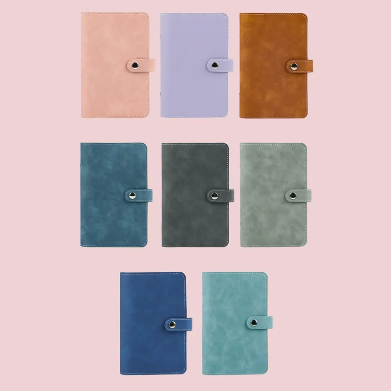 Bahan Bagus A6 PU Leather Budget Binder Notebook Sistem Amplop Uang Set Kantong Pengikat Penyelenggara Tagihan Hemat Anggaran Uang - 5