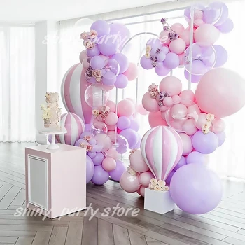 Balon Pernikahan Ungu Balon Raksasa 5-36 Inci Balon Besar Lateks Tiup Helium untuk Perlengkapan Balon Dekorasi Pesta Ulang Tahun