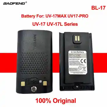 Baofeng Walkie Talkie UV-17 MAX Baterai Asli UV-17 PRO Radio Pengisian Daya Mobil Kabel Tipe C USB untuk Boafeng UV17 UV-17 Plus UV-17L