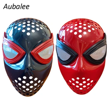 Baru Merah Hitam Spider Homecoming Man Faceshell dengan Lensa untuk Spider Masker Cosplay Kostum Keren Spider Helm