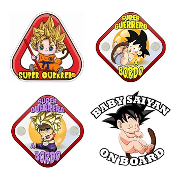 Bayi di Papan Meniru Papan Prajurit Super Stiker Mobil Stiker Anime Dragon Ball Tabir Surya Tahan Air